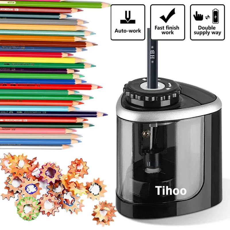 Electric Pencil Sharpener Usb - Elektrikli Otomatik Kurşun Kalem Ucu Kesici,