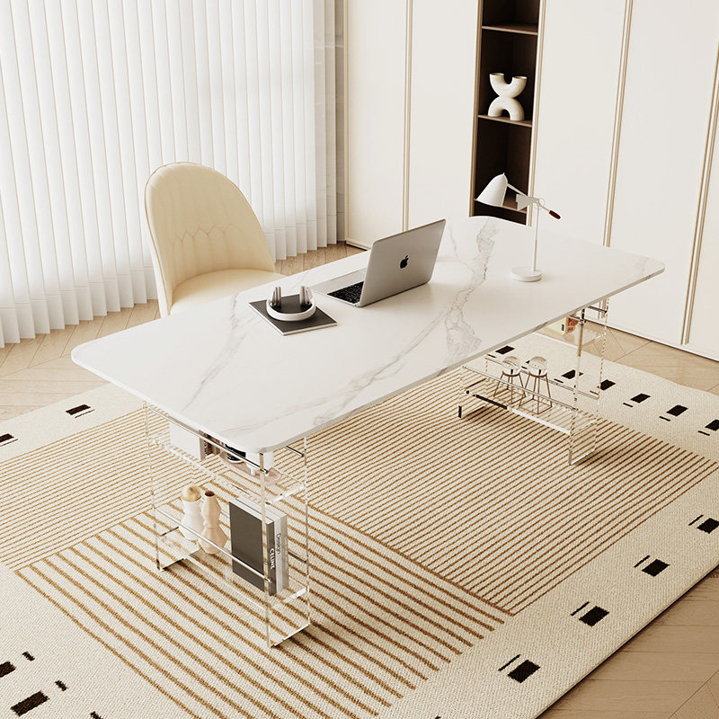 Office Furniture - İskandinav Üst Düzey Sinterlenmiş Taş Masa