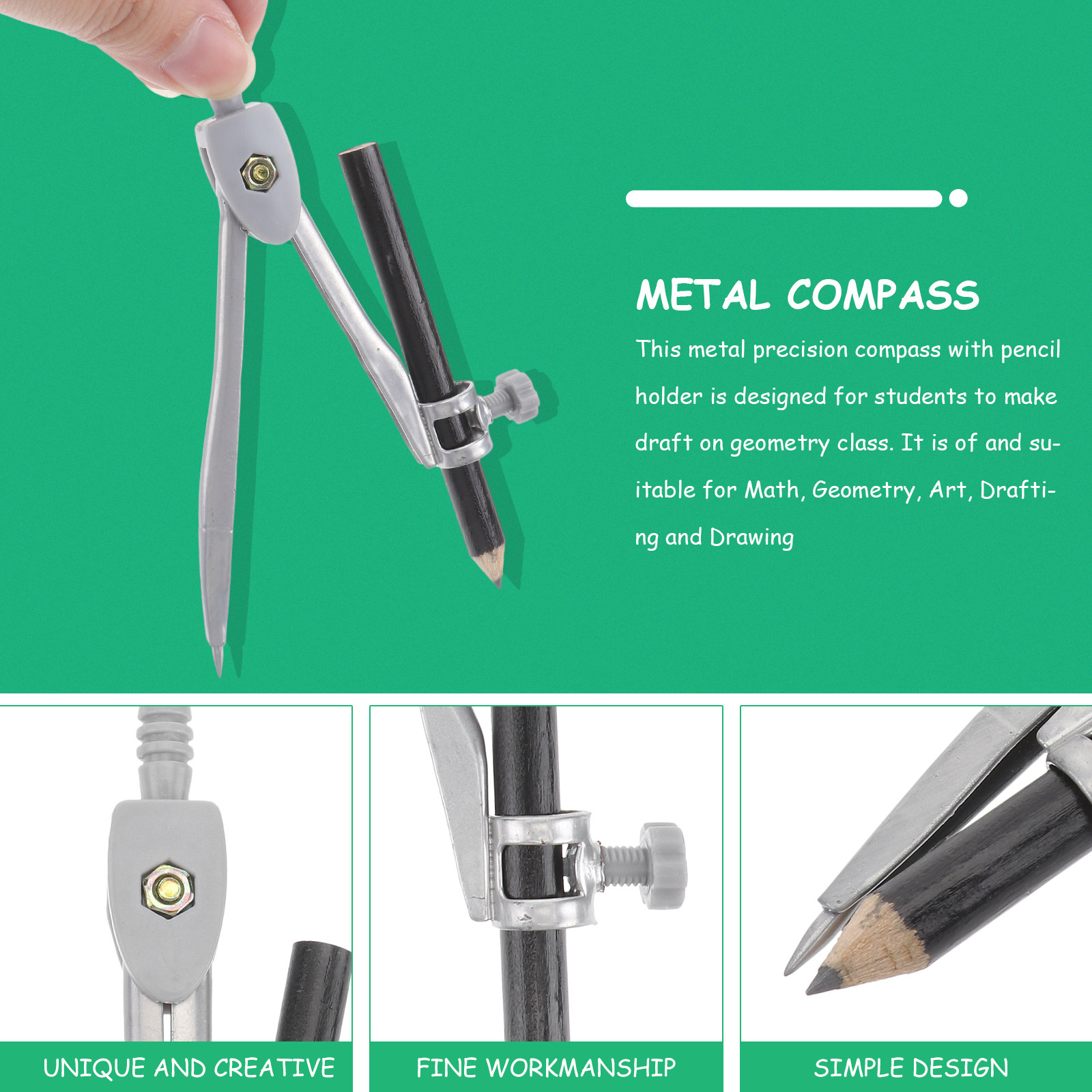 Profesyonel Pusula Metal Pusul - Math Geometry Set With Compass incelemesi ve fiyatı