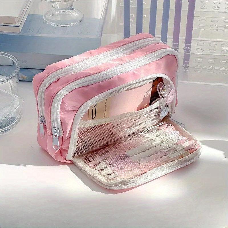 Kız Büyük Kapasiteli Estetik K - Aesthetic Large Pencil Case Pouch incelemesi ve fiyatı