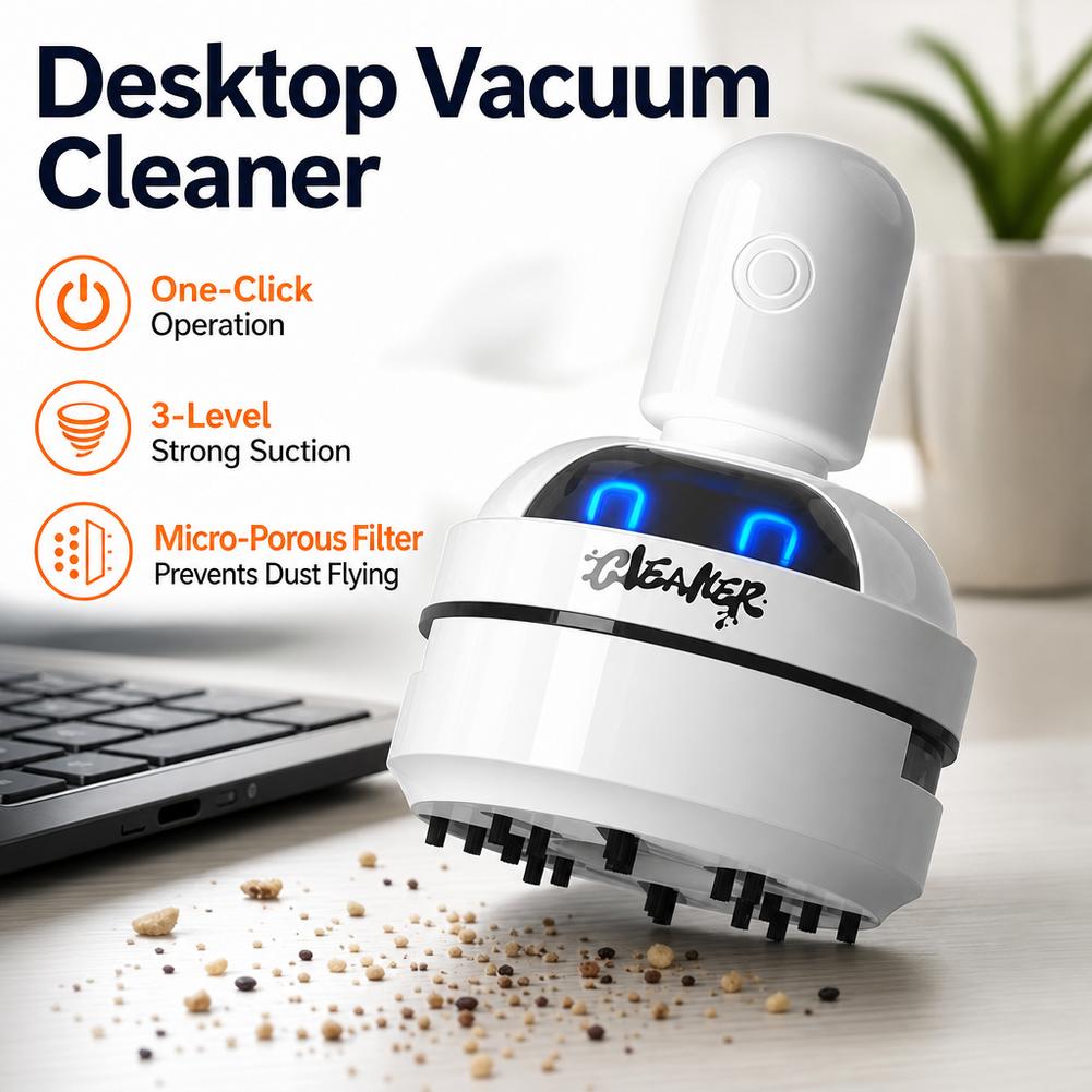 Masaüstü Elektrikli Süpürge, U - Mini Desktop Vacuum Cleaner For Eraser Dust incelemesi ve fiyatı