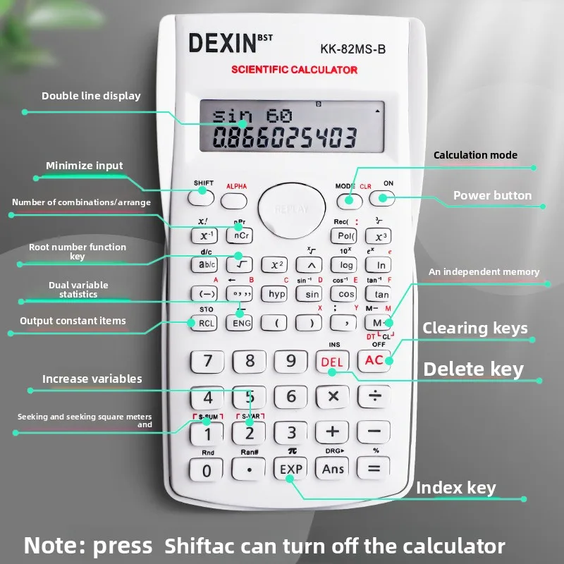 Öğrenci Hesap Makinesi, Sınavl - Scientific Calculator For Secondary School incelemesi ve fiyatı