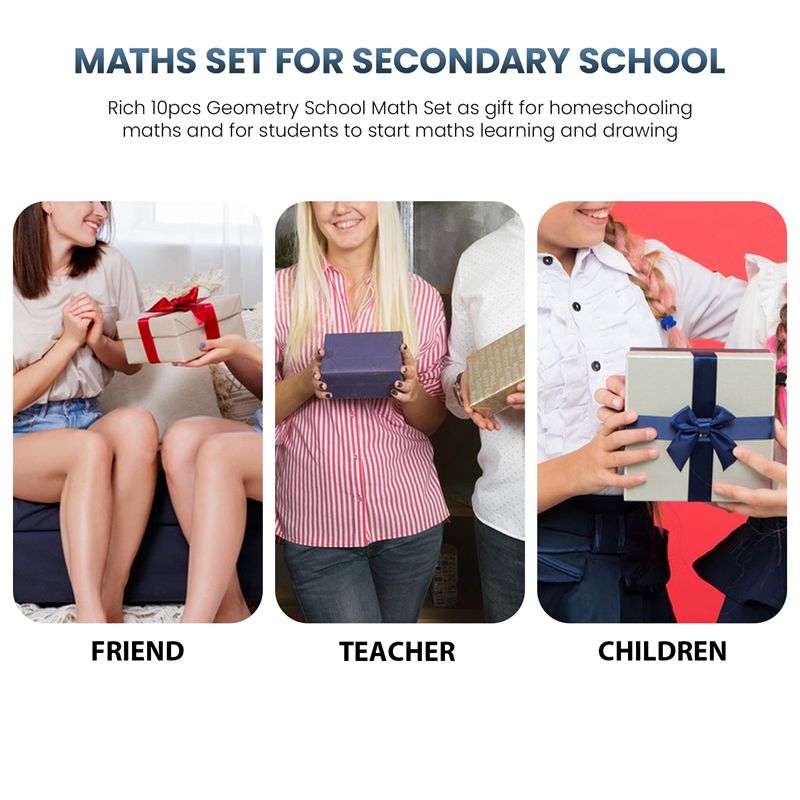 Üstün Geometri Pergel Seti 10  - Math Geometry Set With Compass incelemesi ve fiyatı