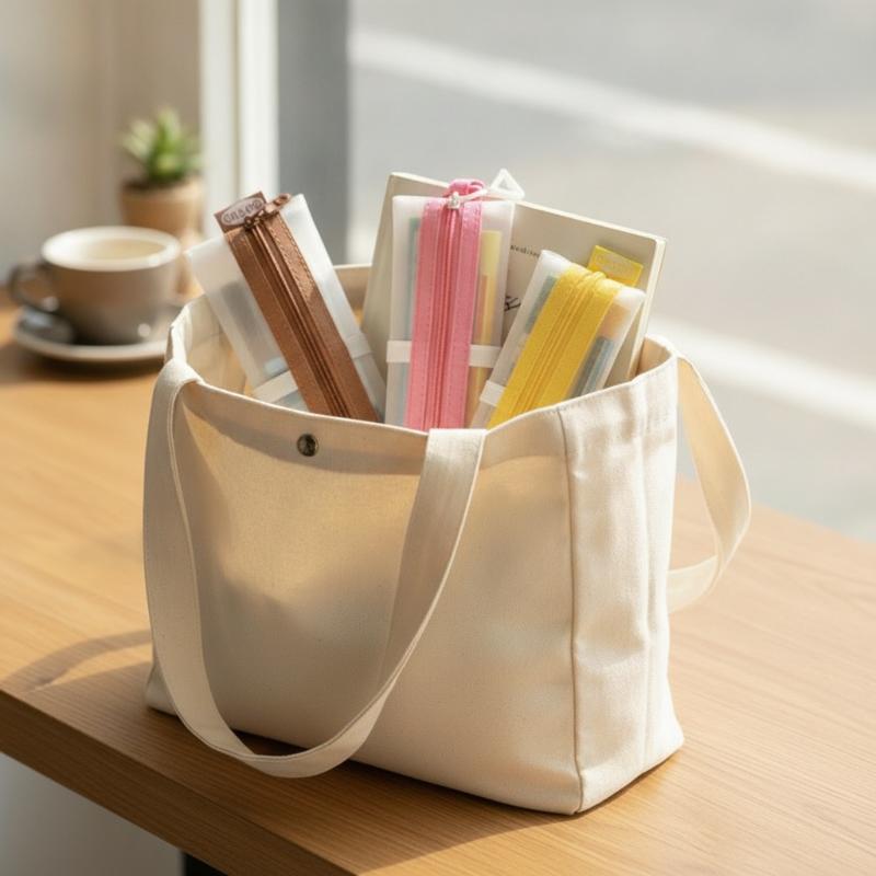 Şeffaf File Kalem Çantası Çift - Clear Mesh Pencil Pouch For Exam incelemesi ve fiyatı